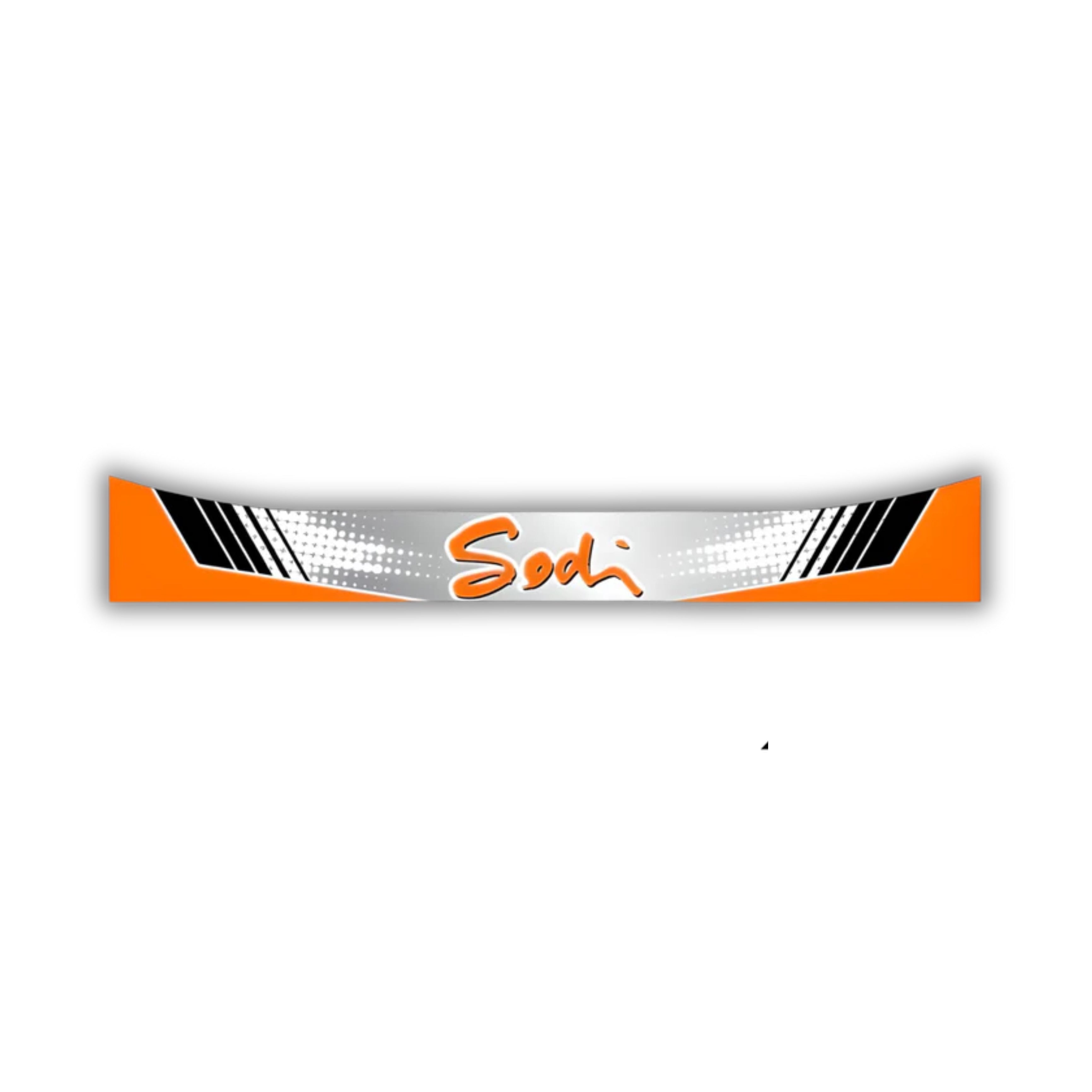 Sodi Kart Visor sticker