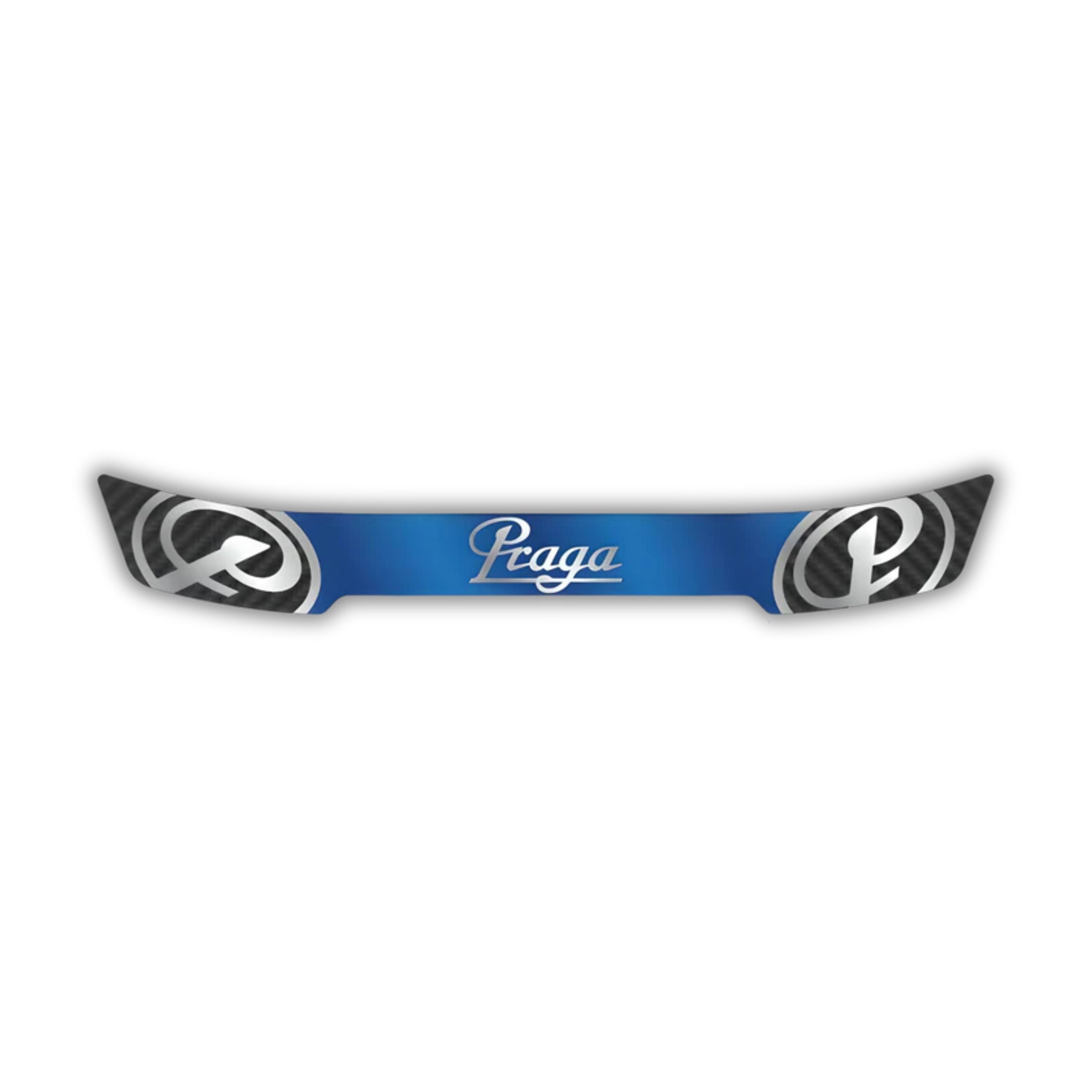 Praga Kart Visor Sticker
