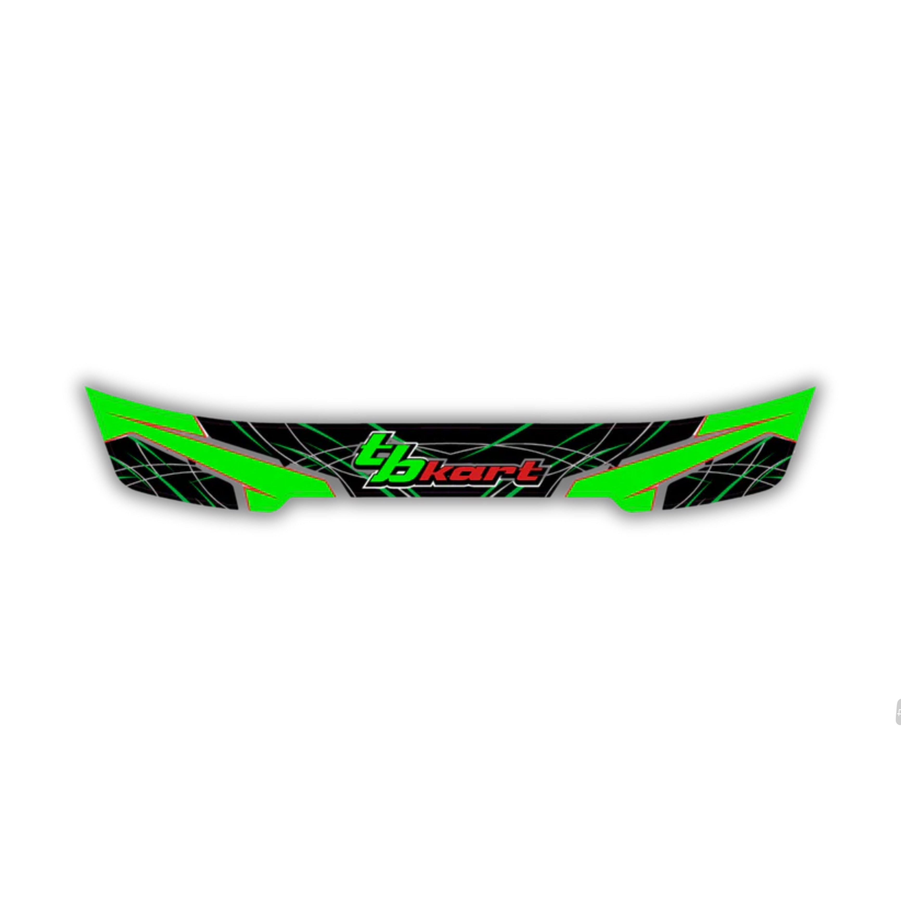 Tb Kart Visor Sticker